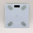 Електронні ваги підлогові 26x26 см, до 180 кг, Білі / Розумні ваги підлогові, фото 7