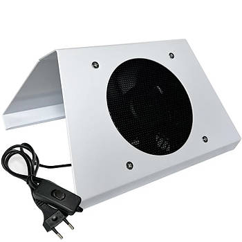 Настільна витяжка для манікюру 85Вт, Beauty nail FX 58 / Металева манікюрна витяжка пилосос