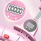 Хулахуп з утяжелювачем, діаметр 45см, Рожевий / Масажний обруч для талії / Обруч для схуднення, фото 5