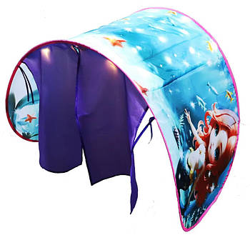 Дитячий намет тент для сну з підсвічуванням + пульт 220x80см, Shaoyundian / Ігровий намет для дітей