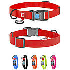 Вологостійкий нашийник для собак з QR-паспортом пряжкою-фастекс, WAUDOG Waterproof, S / Розумна амуніція для собак, фото 4