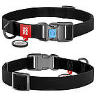 Розумний нашийник для собак з QR-паспортом пряжкою-фастекс WAUDOG Waterproof, S /Влагостійка амуніція для собак, фото 2