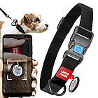 Розумний нашийник для собак з QR-паспортом пряжкою-фастекс WAUDOG Waterproof, S /Влагостійка амуніція для собак, фото 4