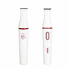 Тример жіночий 4в1 з насадками, VGR V-725 / Епілятор / Тример для носа / Електробритва / Тример для брів, фото 4