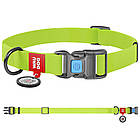 Нашийник для собак (вологостійкий) c QR-паспортом та пряжкою-фастекс, WAUDOG Waterproof, S / Амуніція для собак, фото 7