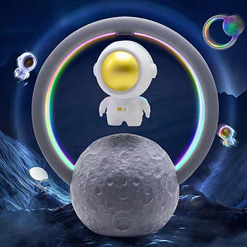 Бездротова Bluetooth колонка-нічник "Астронавт" Night Lights Astronaut / Світильник нічник / Блютуз колонка