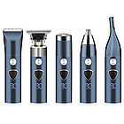 Машинка для стрижки волосся з тримером і бритвою, Geemy GM-8012 / Чоловічий набір для догляду за волоссям, фото 4