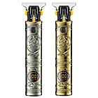 Професійний тример для стрижки волосся + 3 насадки, VGR V-097, Золотий / Чоловіча машинка для стрижки, фото 7