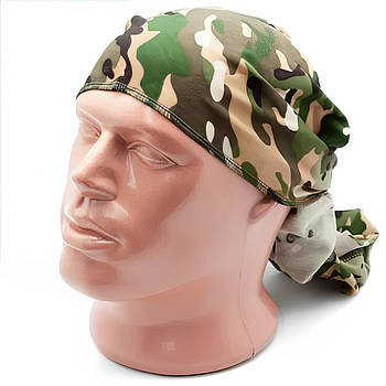 Чоловіча бандана на голову, Мультикам / Тактична бандана літня / Дихаюча бандана / Бандана від сонця