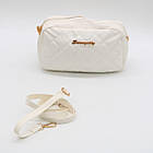 Жіноча сумка через плече, 20x12x6 см, Біла / Сумочка жіноча / Маленька сумка / Міні сумка, фото 10