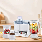 Побутова соковижималка 4в1, 800Вт, SOKANY SK-4008 / Кухонний комбайн / Соковижималка електрична, фото 2