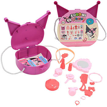 Дитячий ігровий набір із 24 предметів, Kuromi, Фіолетовий / Набір ігровий для дівчинки / Дитячий кухонний посуд