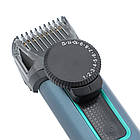 Машинка для стрижки волосся з регулюванням довжини, з USB, VGR V-973 / Чоловічий тример / Тример для бороди, фото 7