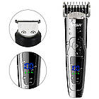 Акумуляторна машинка для стрижки волосся, з USB, VGR V-072 / Чоловічий тример для стрижки / Тример для бороди, фото 8