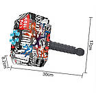 Іграшка бластер Молот з підсвічуванням + 6 м'яких куль / Дитяча інтерактивна іграшка / Дитячий бластер, фото 7