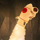 Світлодіодний нічник Астронавт на ракеті 21см, від USB, Flying Astronaut / Дитячий нічник космонавт, фото 5