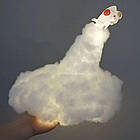 Світлодіодний нічник Астронавт на ракеті 21см, від USB, Flying Astronaut / Дитячий нічник космонавт, фото 6