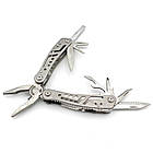 Плоскогубці багатофункціональні 21в1 + біти, в чохлі, К-725 / Мультитул в чохлі / Плоскогубці мультитул, фото 3