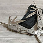 Плоскогубці багатофункціональні 21в1 + біти, в чохлі, К-725 / Мультитул в чохлі / Плоскогубці мультитул, фото 6