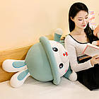 М'яка іграшка Зайка в капелюшку (45см), Блакитний / Плюшева іграшка / Плюшевий кролик, фото 6