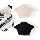 Парні вставки для взуття (11,5×8см), Білий / Зап'яточники для взуття / Вкладиші для п'ятки, фото 2