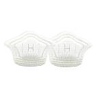 Парні вставки для взуття (11,5×8см), Білий / Зап'яточники для взуття / Вкладиші для п'ятки, фото 3