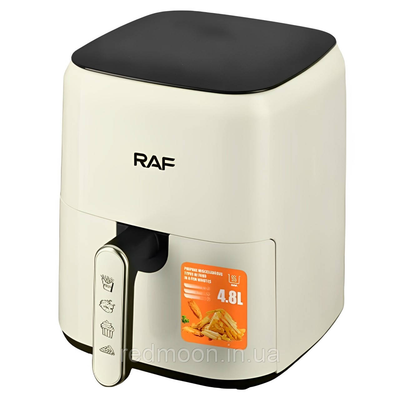 Повітряна фритюрниця RAF R5362B, 1500W (4,8L) / Фритюрниця без олії / Безмасляна фритюрниця
