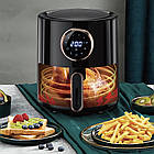 Аерофритюрниця 1350Вт, 5,5л RAF R 5271 / Повітряна фритюрниця / Безмасляна електрофритюрниця, фото 7