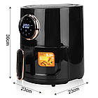 Аерофритюрниця 1350Вт, 5,5л RAF R 5271 / Повітряна фритюрниця / Безмасляна електрофритюрниця, фото 8