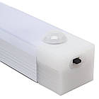 LED світильник із датчиком руху 50 см, з USB, Cabinet light/Акумуляторна лампа на магнітах/Лед лампа, фото 6
