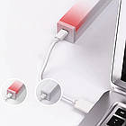 LED світильник із датчиком руху 50 см, з USB, Cabinet light/Акумуляторна лампа на магнітах/Лед лампа, фото 7