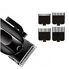 Акумуляторна машинка для стрижки волосся, 4 насадки, Geemy GM-8040 / Бездротовий тример для стрижки, фото 3