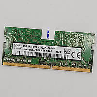 Оперативна пам'ять для ноутбука Hynix SODIMM DDR4 4Gb 2133MHz PC4-17000S 1R8 CL15 (HMA451S6AFR8N-TF N0 AB) Б/В