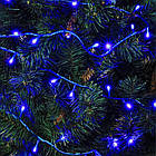 Гірлянда Нитка від мережі 30м, 500LED, Синій колір / Новорічна гірлянда для дому / Світлодіодна гірлянда на ялинку, фото 8