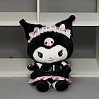 М'яка іграшка аніме Куромі в сукні (35см) / Кукла Куромі / Плюшева іграшка Kuromi / Куромі-іграшка, фото 5