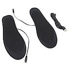 USB устілки з підігрівом, до 50°C, Розмір 35-45 / Підрізні термоустілки для ніг / Тонкі устілки від повербанка, фото 10