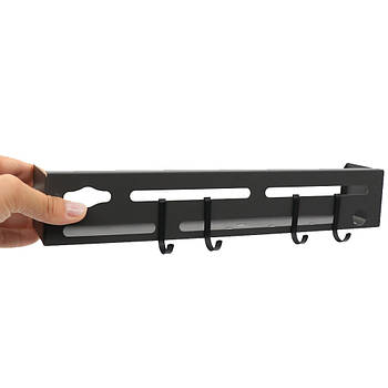 Настінний органайзер для кухні, 30 см / Полиця органайзер для кухні / Органайзер для кухонного приладдя