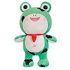 М'яка іграшка обіймашка "Жаба" 45см / Плюшева іграшка подушка / Плюшева жабка / Плюшева жаба, фото 4