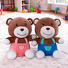 М'яка іграшка "Ведмедик" 30см, Рожевий / Плюшевий ведмедик / Плюшева іграшка обіймашка / Ведмідь іграшка, фото 2