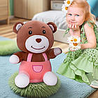 М'яка іграшка "Ведмедик" 30см, Рожевий / Плюшевий ведмедик / Плюшева іграшка обіймашка / Ведмідь іграшка, фото 3