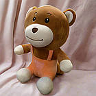 М'яка іграшка "Ведмедик" 30см, Рожевий / Плюшевий ведмедик / Плюшева іграшка обіймашка / Ведмідь іграшка, фото 4