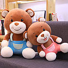 М'яка іграшка "Ведмедик" 30см, Рожевий / Плюшевий ведмедик / Плюшева іграшка обіймашка / Ведмідь іграшка, фото 7