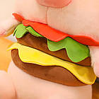 М'яка іграшка (50см) Свинка-бургер / Плюшева іграшка свинка / Іграшка-обнімашка / Іграшка-подушка, фото 6