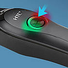 Машинка для стрижки волосся та бороди, 3 насадки, від USB, AT-118 / Акумуляторна машинка для стрижки, фото 5