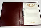 "Книга пам’яті військової частини" Папка з затискачем листів., фото 2