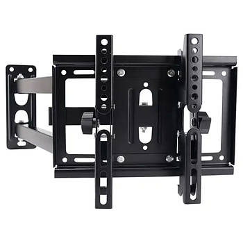 Похилий кронштейн для телевізора 14-40", до 25кг, V201 / Настінне кріплення для ТВ / Тримач для телевізора
