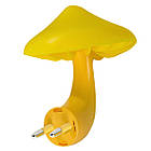 Світлодіодний нічник в розетку Гриб (10×8см), Теплий білий, lighND HA-41 / Світильник-нічник, фото 3