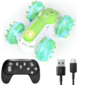 Трюкова машинка на радіокеруванні плаваюча, від USB (вік 6+), Remote control car / Машинка-амфібія