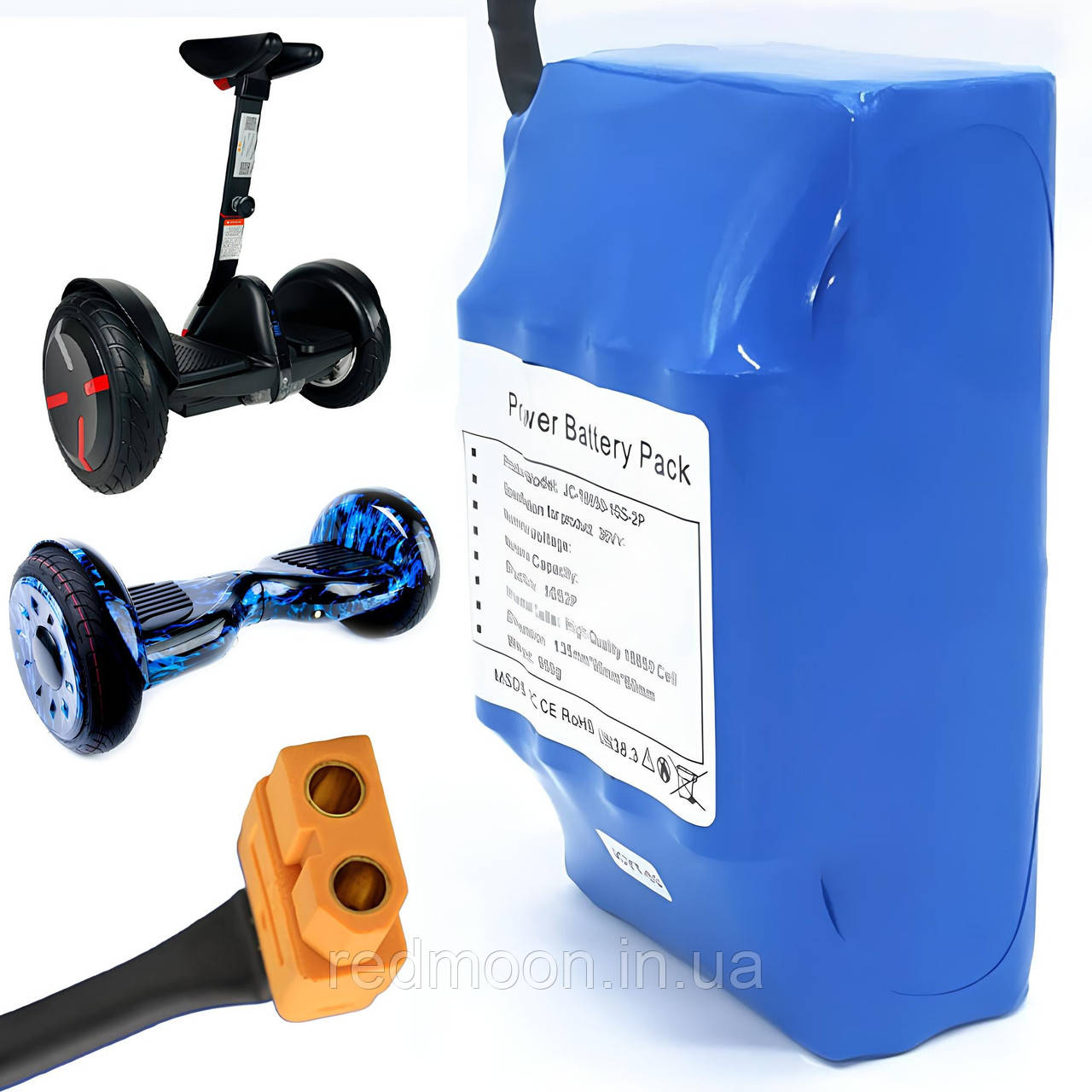 Акумулятор для гіроборда 36V, 3,0A, EL-battery / Акумуляторна батарея для гіроскутера / Батарея на гіроборд, фото 1