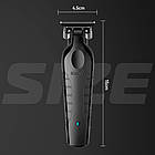 Акумуляторна машинка для стрижки + 3 насадки, USB, Kemei KM-2299 / Тример для бороди / Тример для стрижки, фото 7